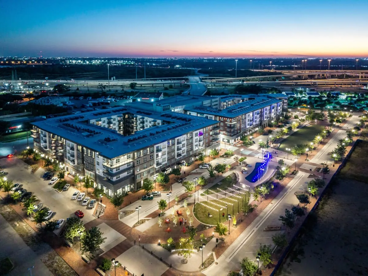 Commercial Roofing at Trinity Mills Station District, Carrollton, TX
