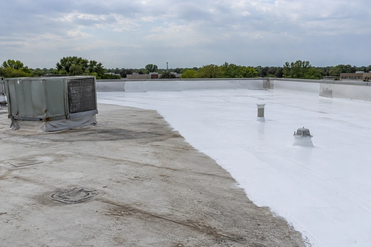 Commercial Roof Coating Restoration in Carrollton, TX